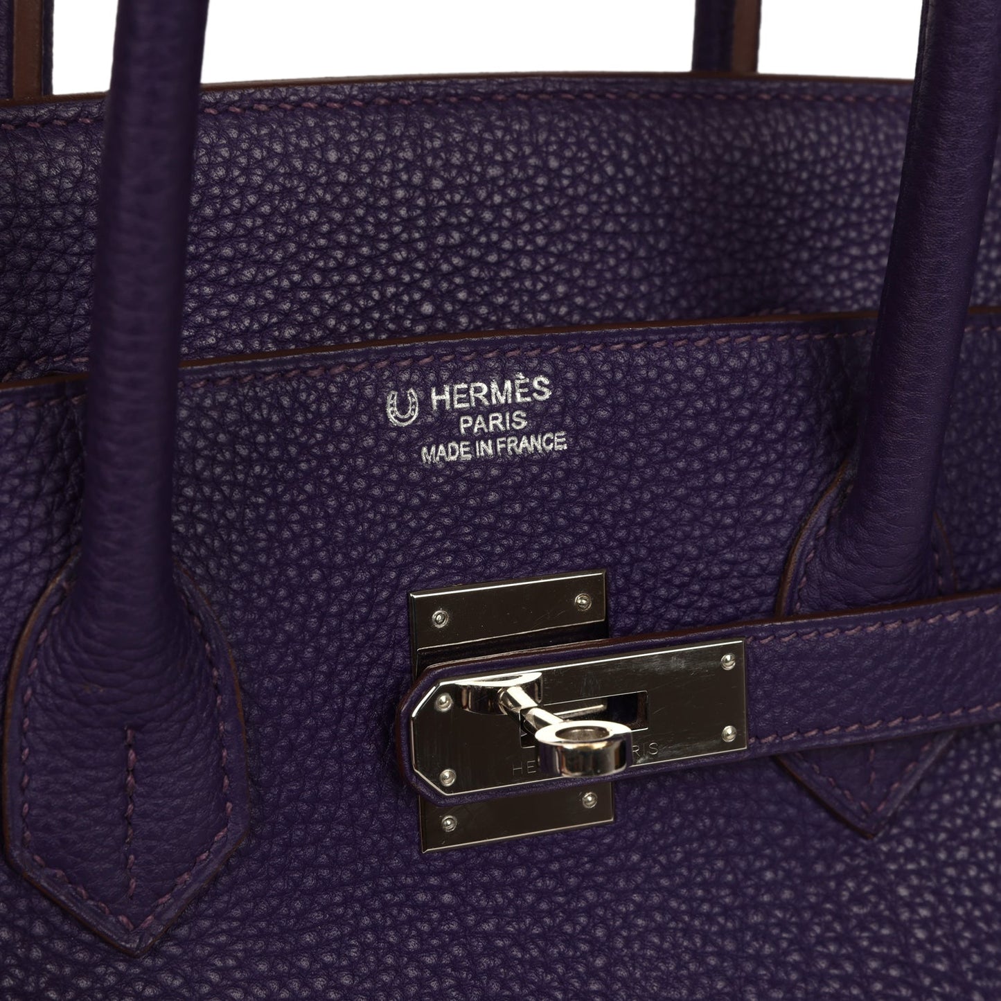 Hermes Special Order (HSS) Birkin 35 Violet Verso Togo Palladium Hardware