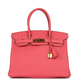 Hermes Birkin 30 Rose Lipstick Togo Gold Hardware