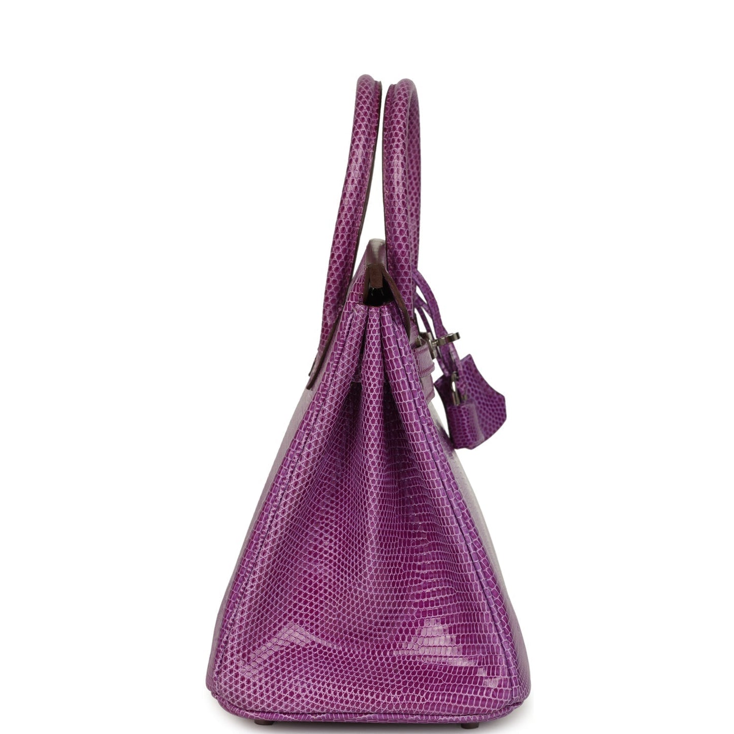 Hermes Birkin 25 Violet Varanus Niloticus Lizard Palladium Hardware
