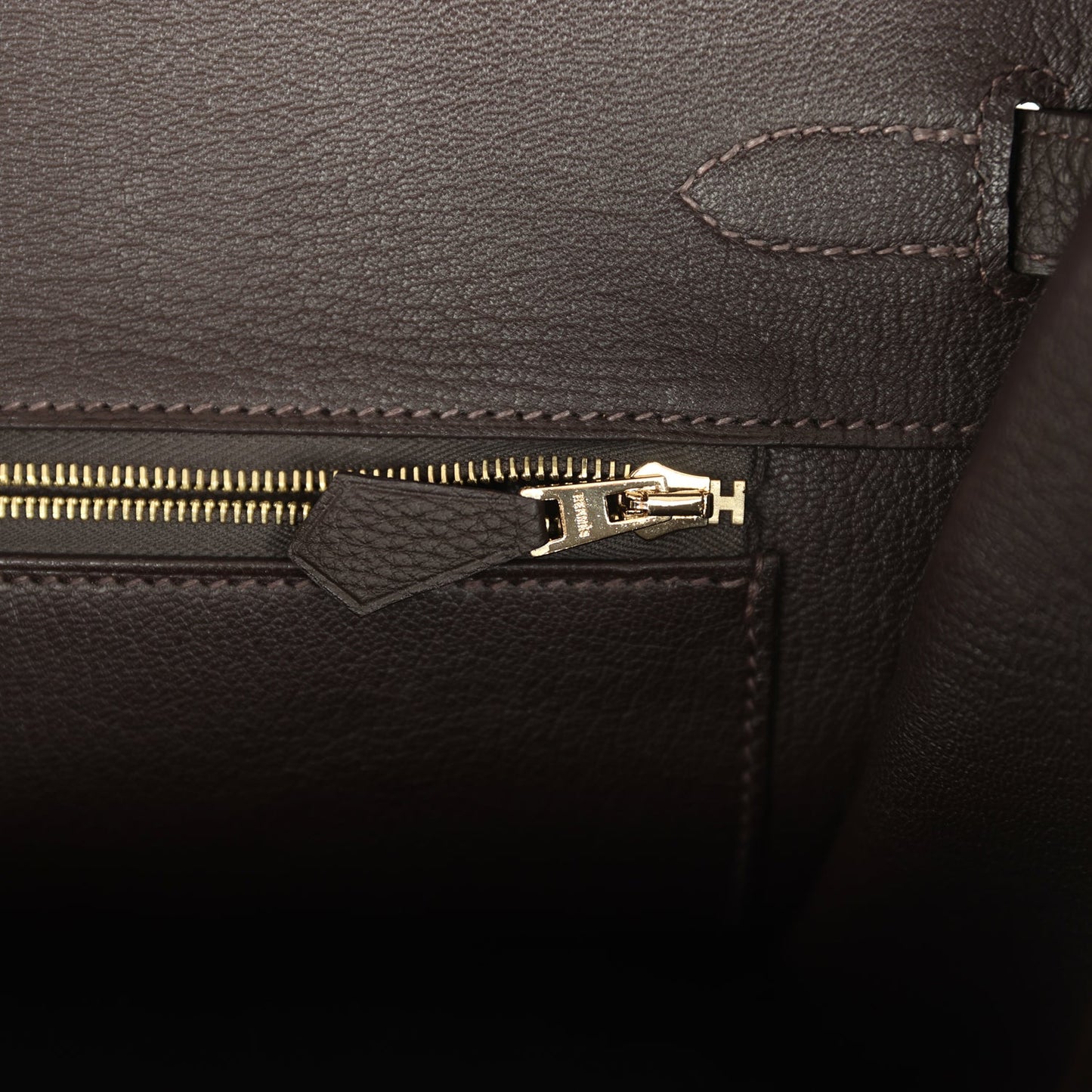 Hermes Birkin 35 Bai-Brun Togo Gold Hardware