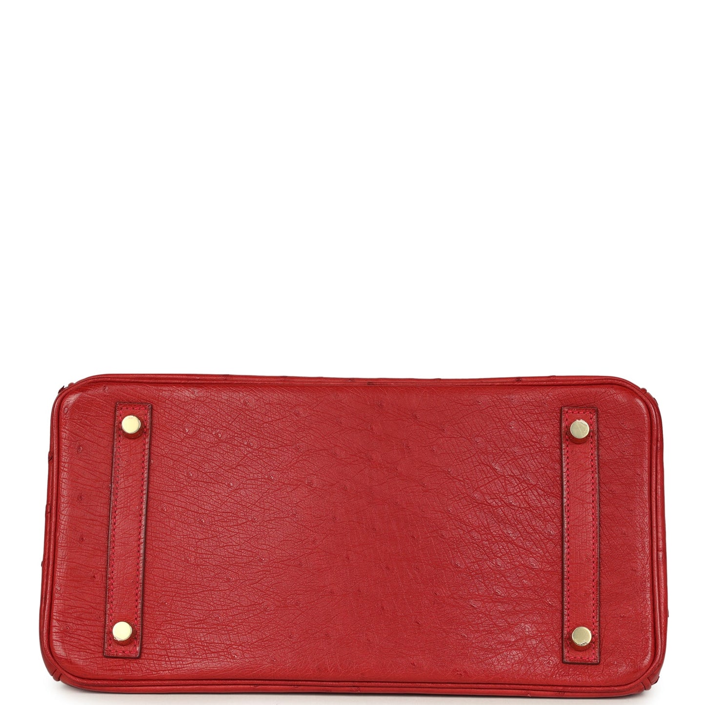Hermes Birkin 30 Rouge Vif Ostrich Gold Hardware