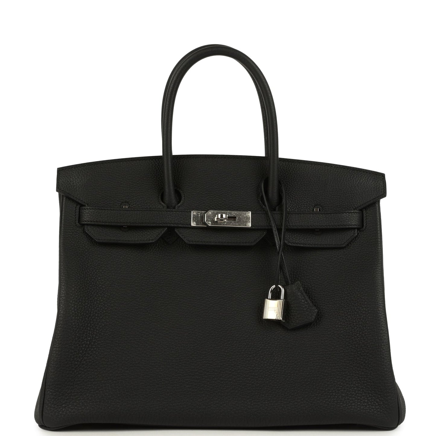Hermes Birkin 35 Black Verso Togo Palladium Hardware