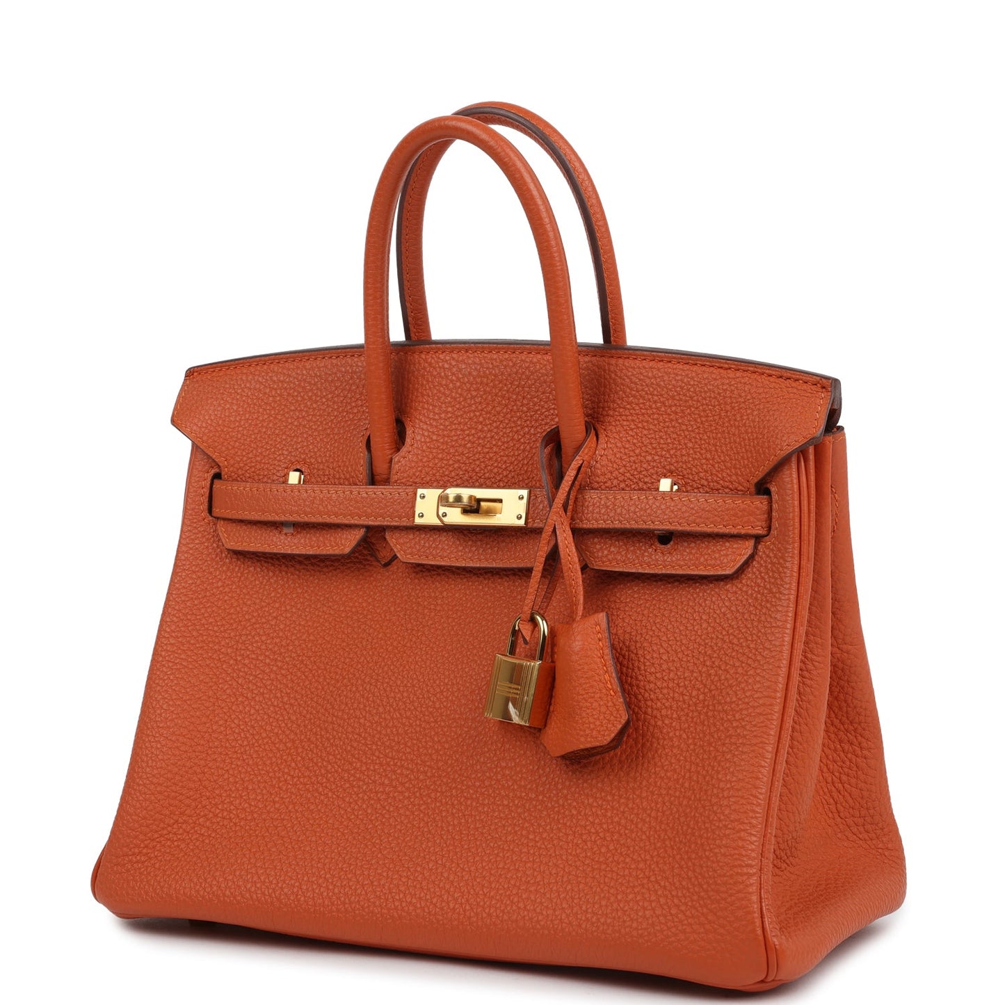 Hermes Birkin 25 Orange Togo Gold Hardware