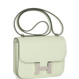 Luxury Hermes Constance 1-18 Vert Fizz Epsom Palladium Hardware