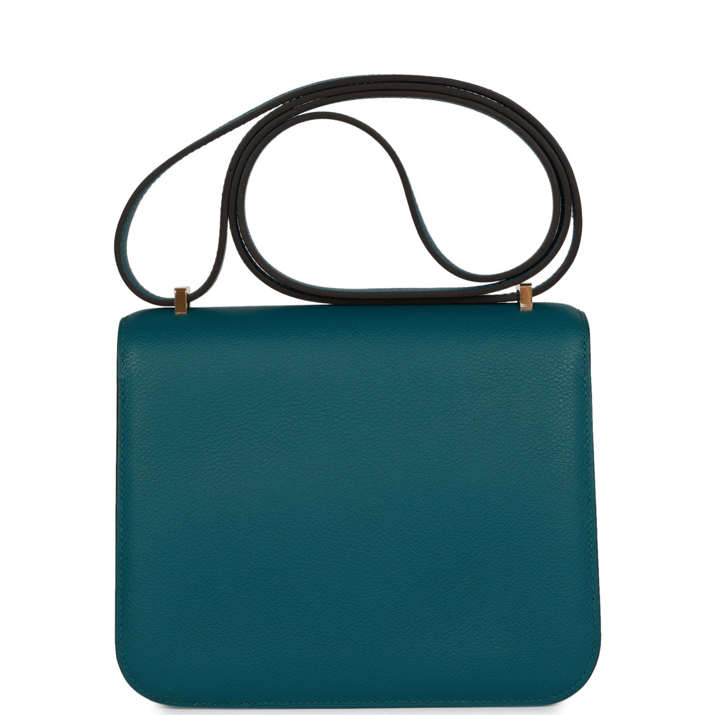 Luxury Hermes Constance 18 Vert Bosphore Evercolor Gold Hardware