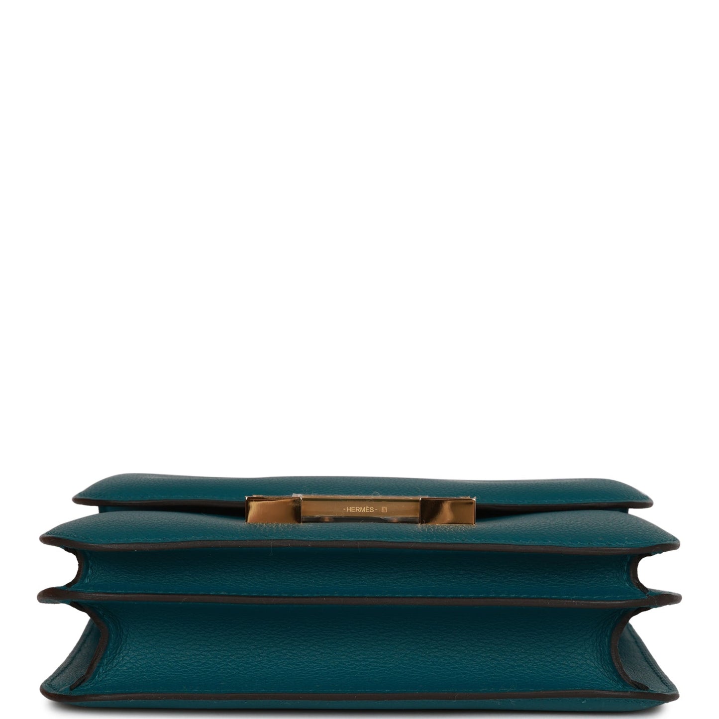 Luxury Hermes Constance 18 Vert Bosphore Evercolor Gold Hardware