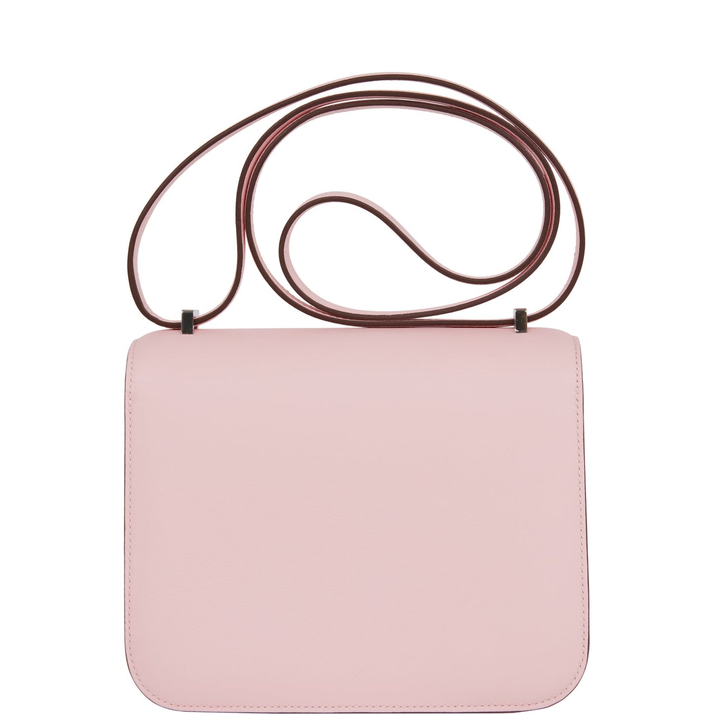 Luxury Hermes Constance 18 Rose Sakura Swift Palladium Hardware