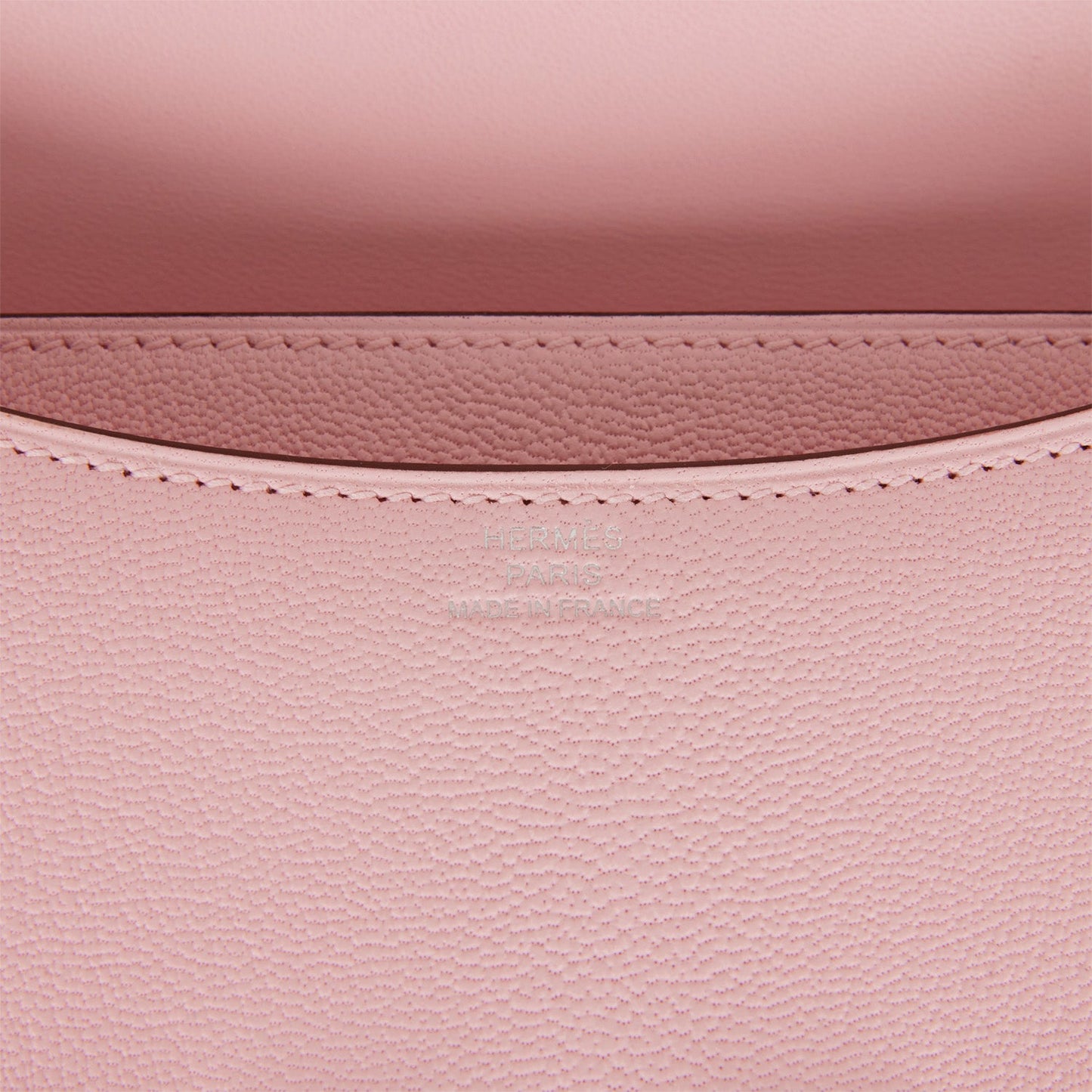 Luxury Hermes Constance 18 Rose Sakura Chevre Palladium Hardware