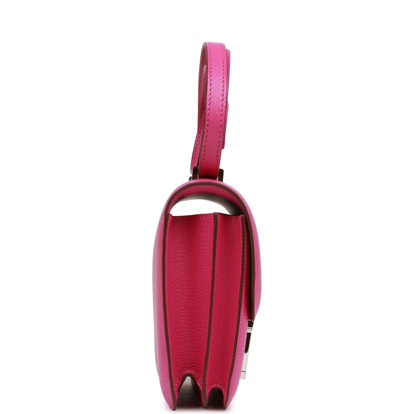 Luxury Hermes Constance 18 Magnolia Evercolor Palladium Hardware