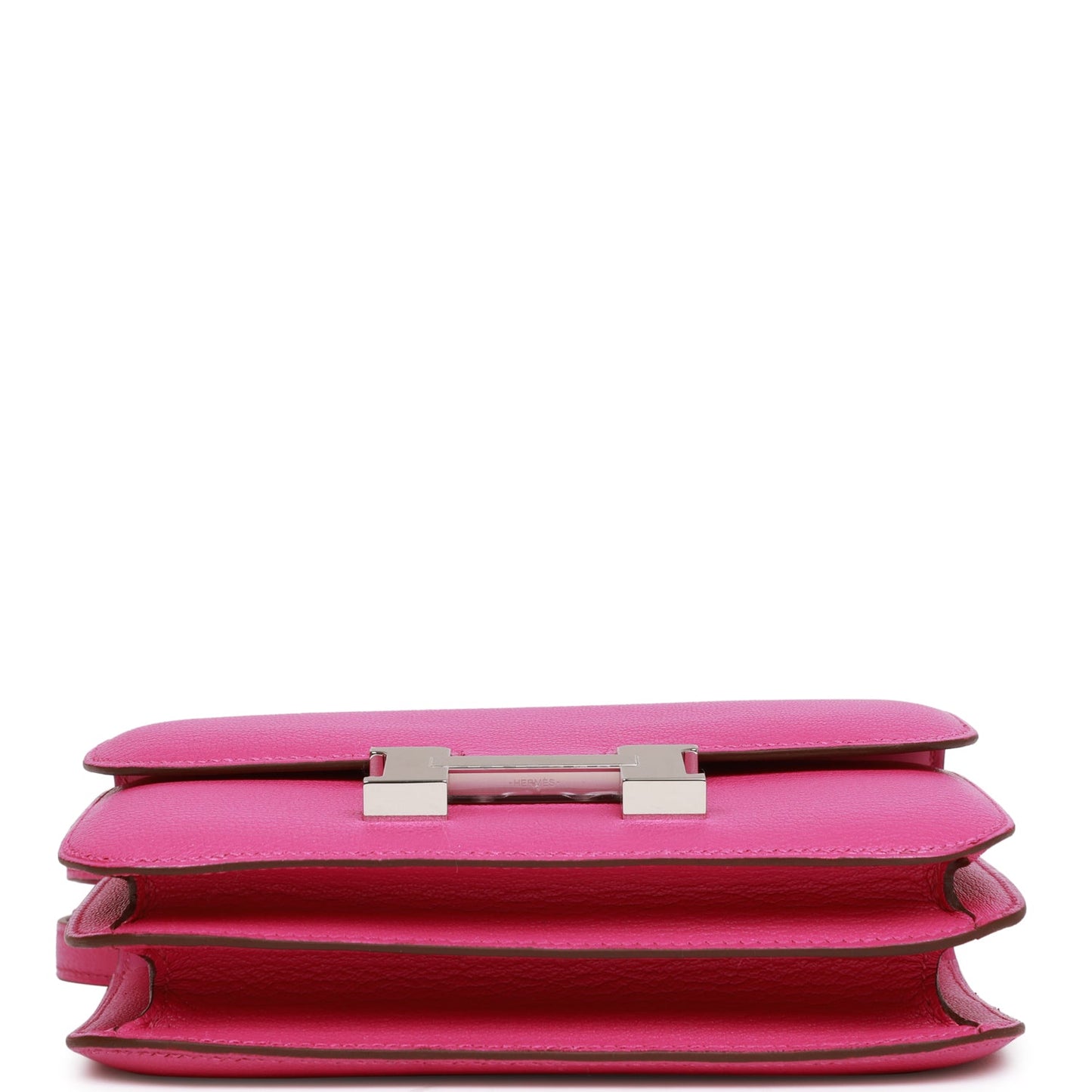 Luxury Hermes Constance 18 Magnolia Evercolor Palladium Hardware