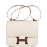 Hermes Constance 24 Gris Perle Evercolor Rose Gold Hardware