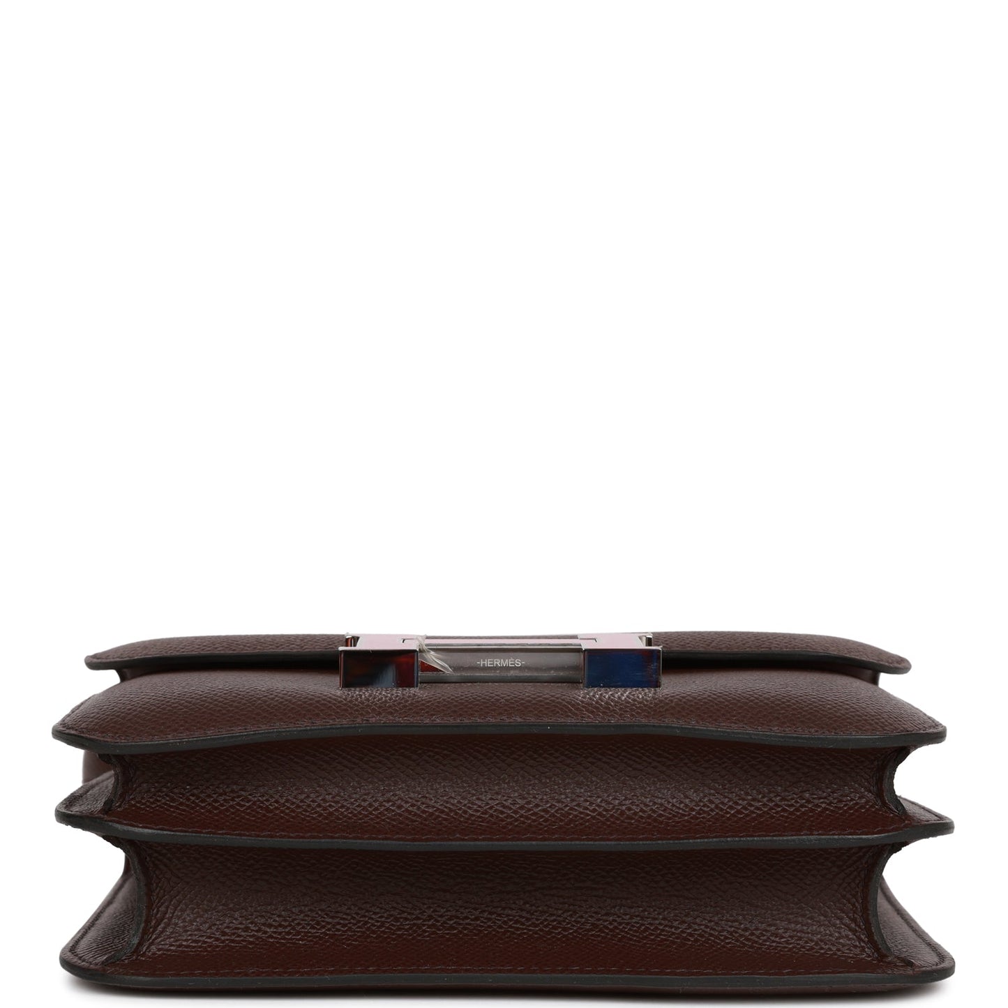 Luxury Hermes Constance 18 Rouge Sellier Epsom Palladium Hardware