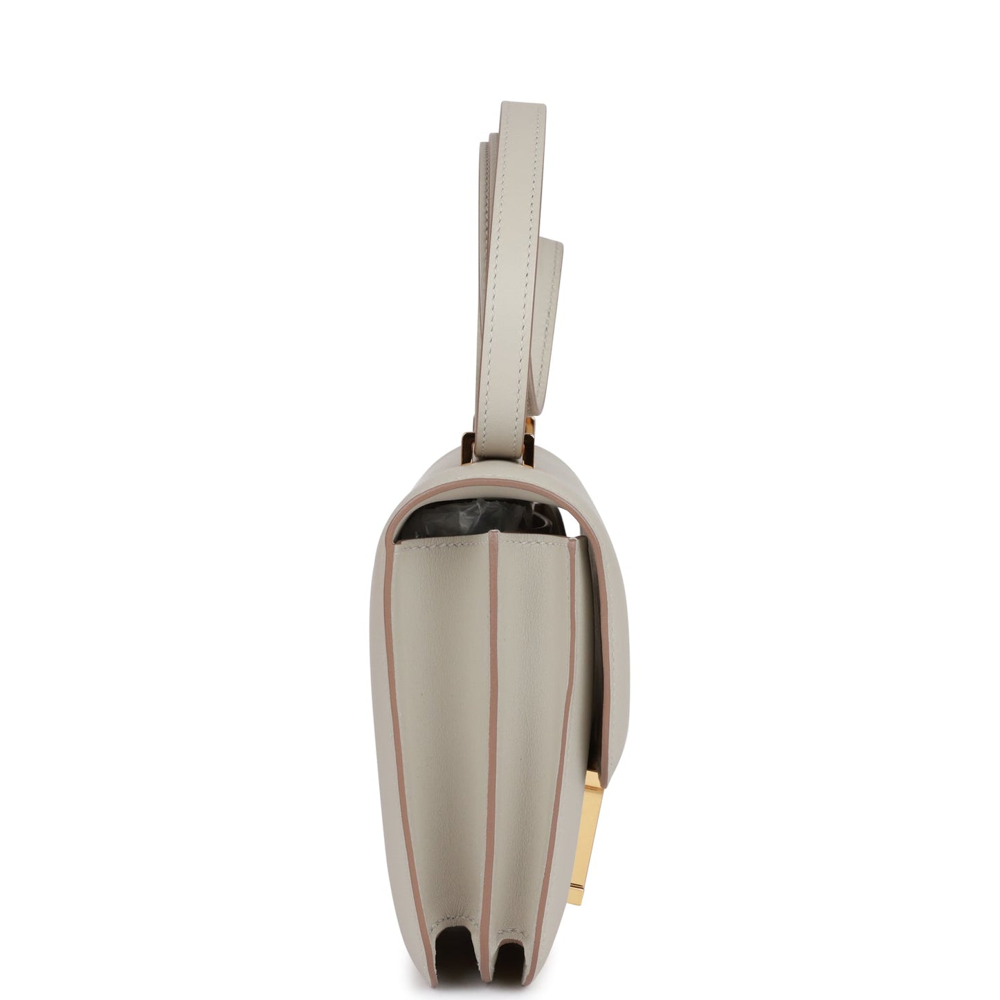 Luxury Hermes Constance 18 Gris Perle Swift Gold Hardware