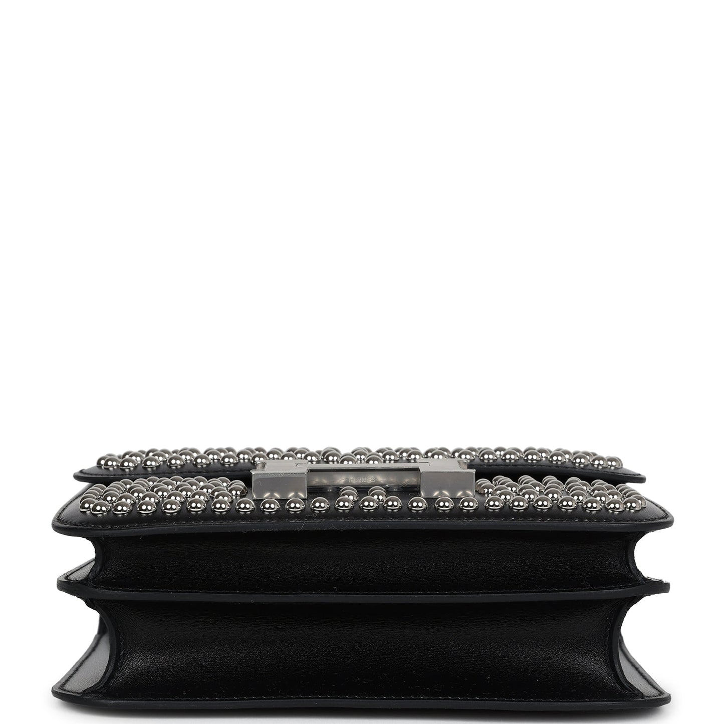 Hermes Constance 1-18 Clouté Black Box Calf Palladium Hardware