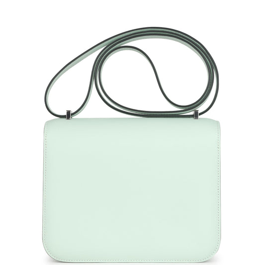 Hermes Constance 18 Vert PepperSwift Palladium Hardware