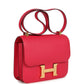 Hermes Constance 24 Rose Extreme Epsom Gold Hardware