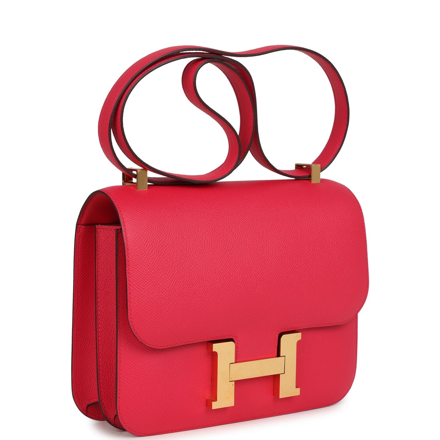 Hermes Constance 24 Rose Extreme Epsom Gold Hardware