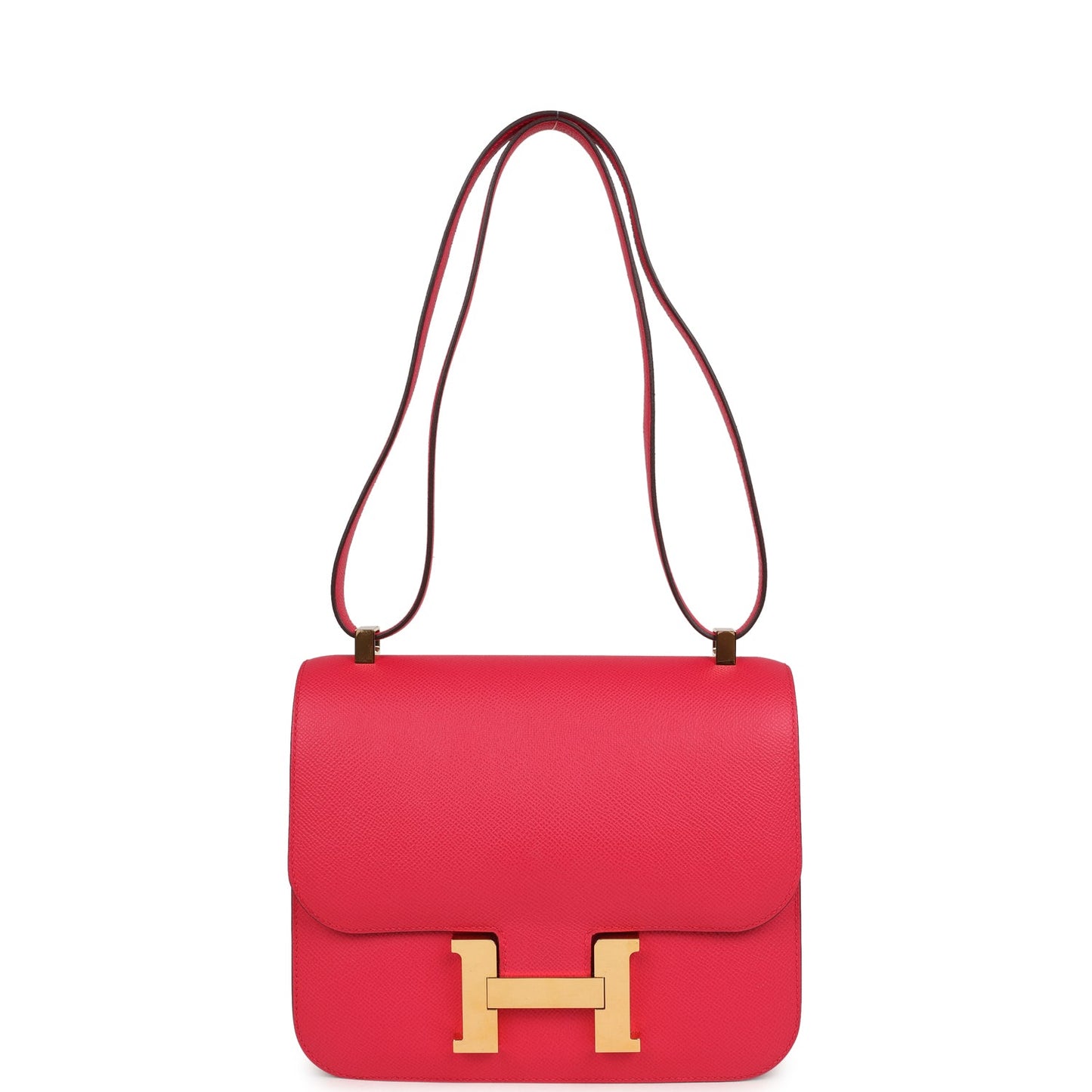 Hermes Constance 24 Rose Extreme Epsom Gold Hardware