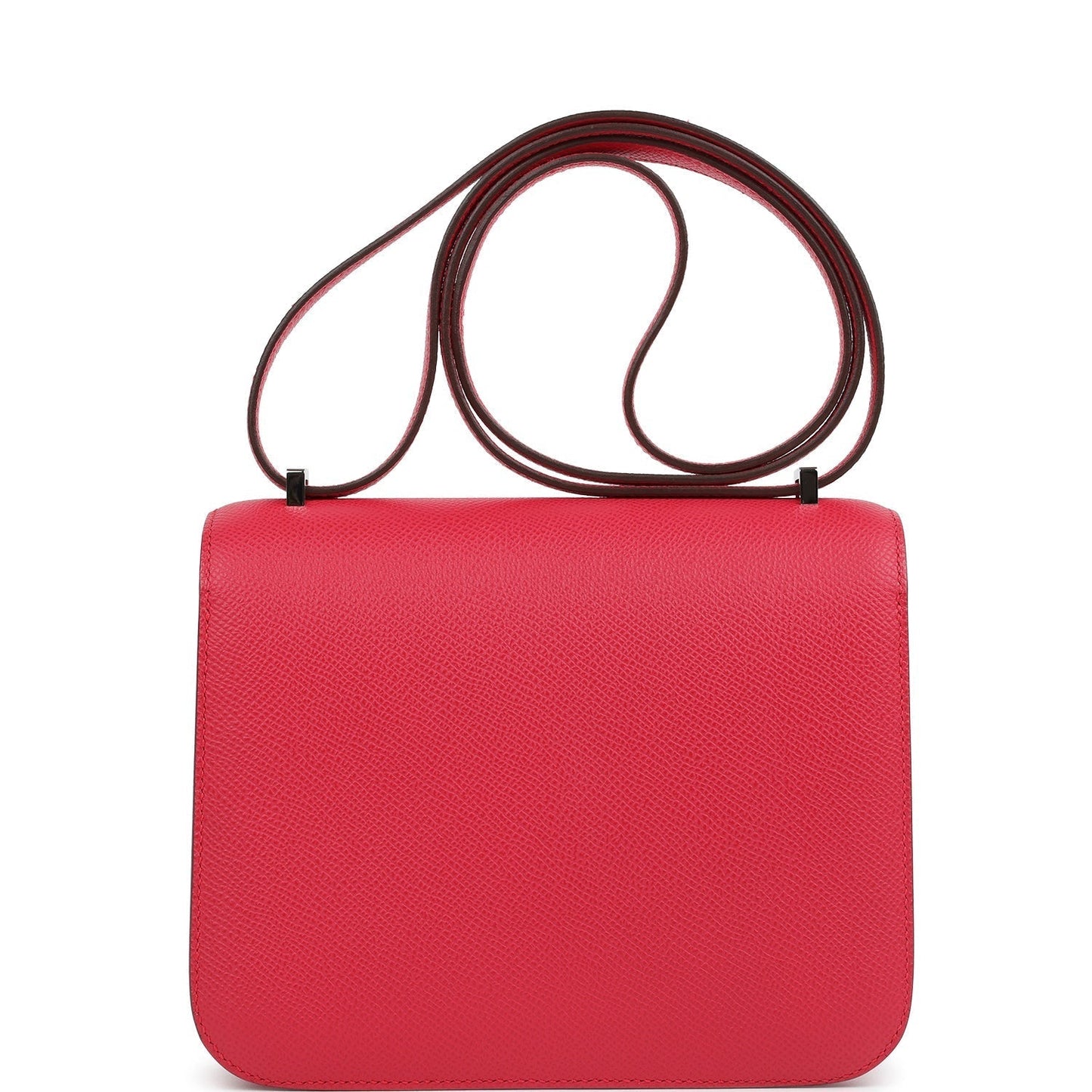 Hermes Constance 18 Rose Extreme Epsom Marquette Palladium Hardware