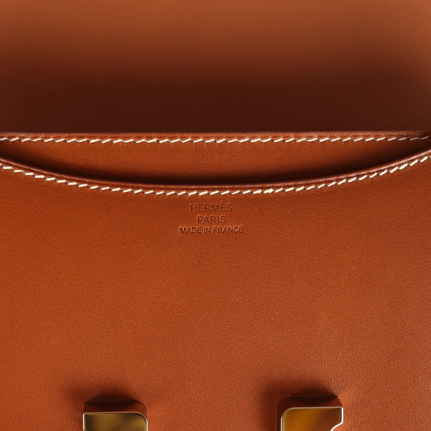 Hermes Constance 18 Fauve Barenia Palladium Hardware