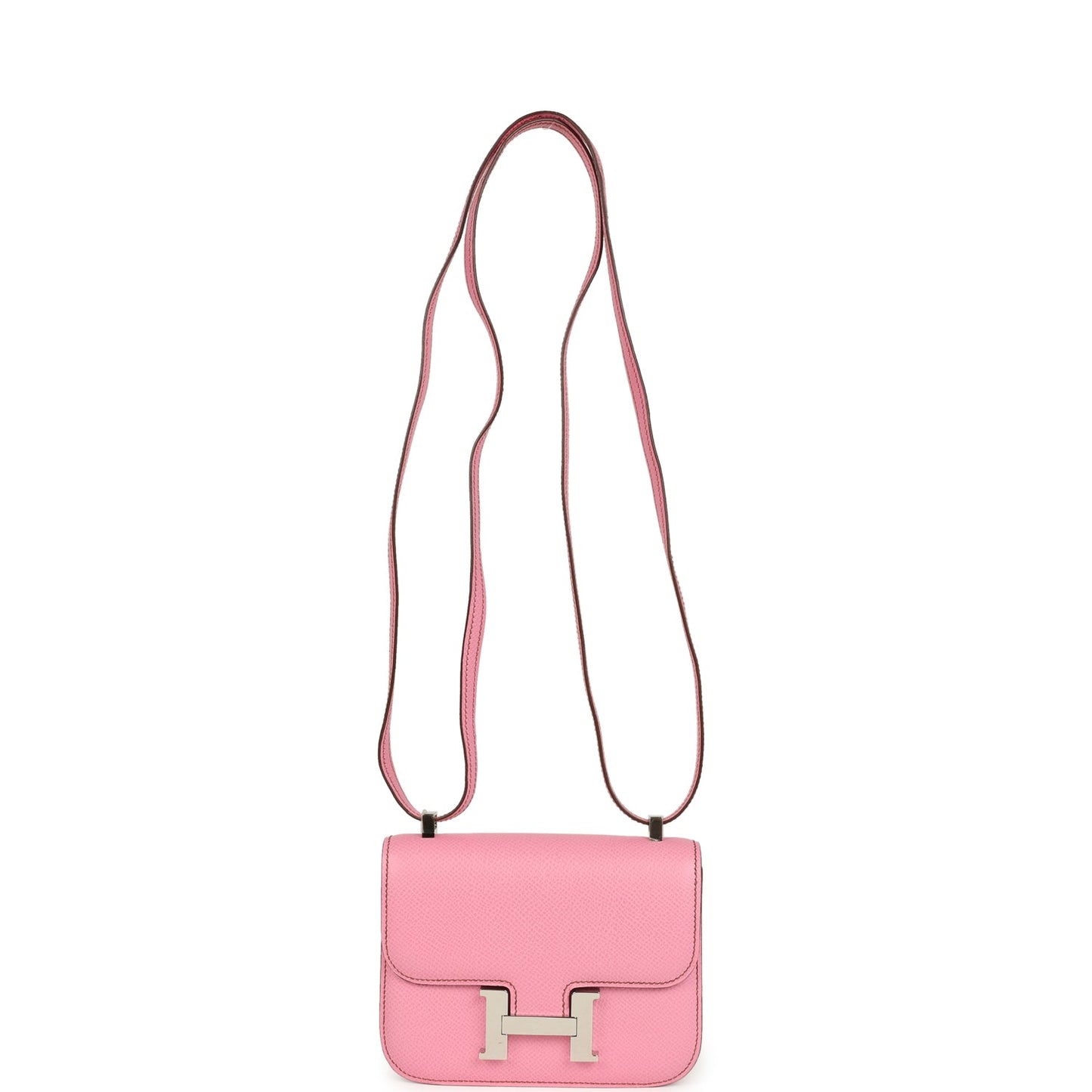 Hermes Micro Constance 14 Bubblegum Epsom Palladium Hardware