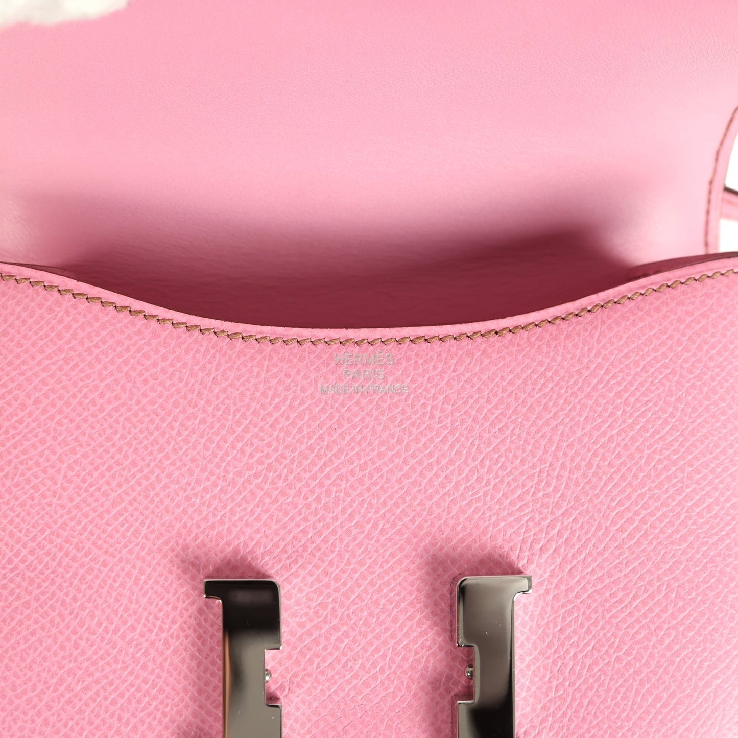 Hermes Micro Constance 14 Bubblegum Epsom Palladium Hardware