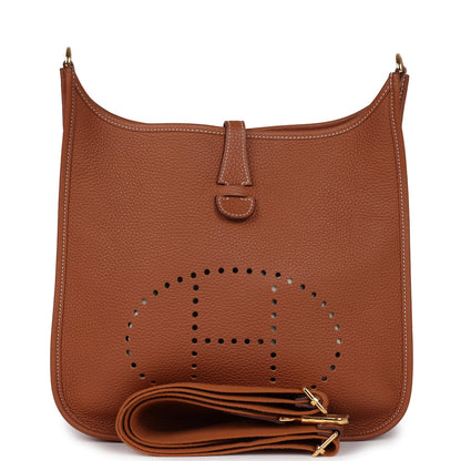 Hermes Evelyne III PM Gold Clemence Gold Hardware