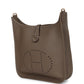 Hermes Evelyne III PM Etoupe Clemence Gold Hardware