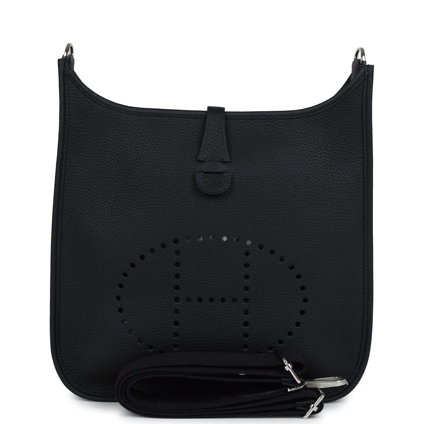 Hermes Evelyne III PM Black Clemence Palladium Hardware