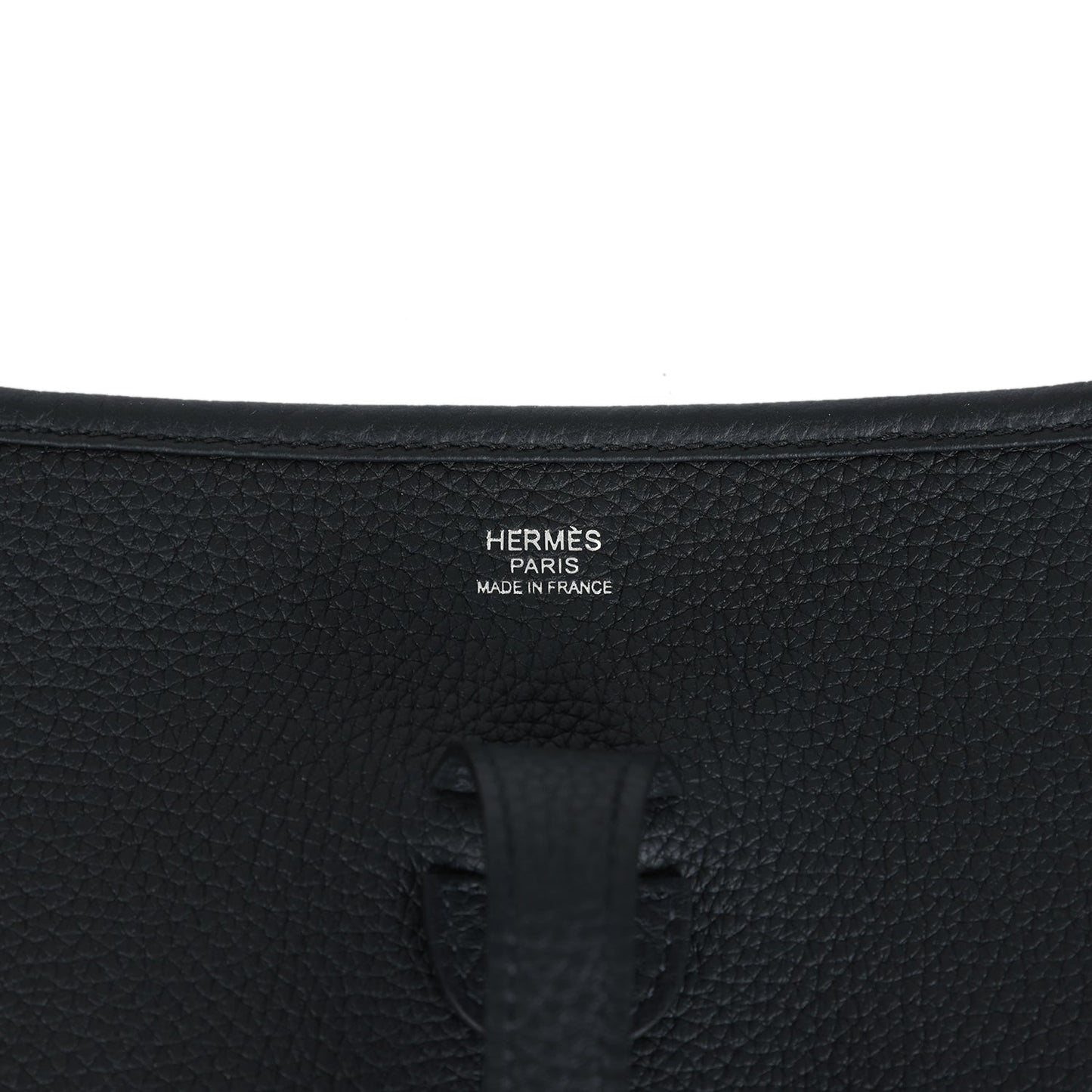 Hermes Evelyne III PM Black Clemence Palladium Hardware