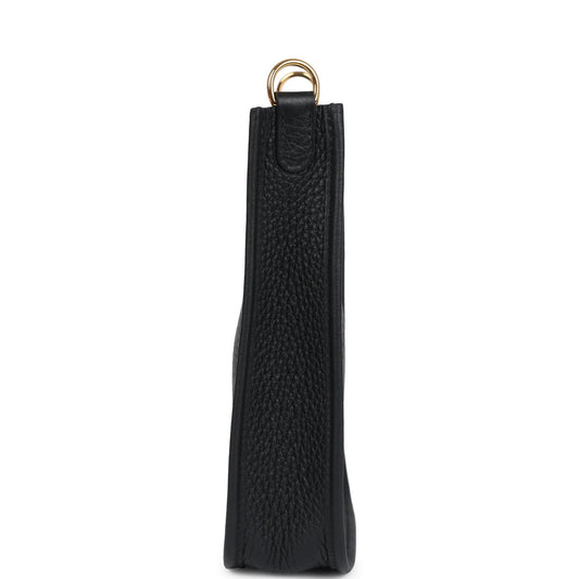 Hermes Evelyne TPM Black Clemence Gold Hardware