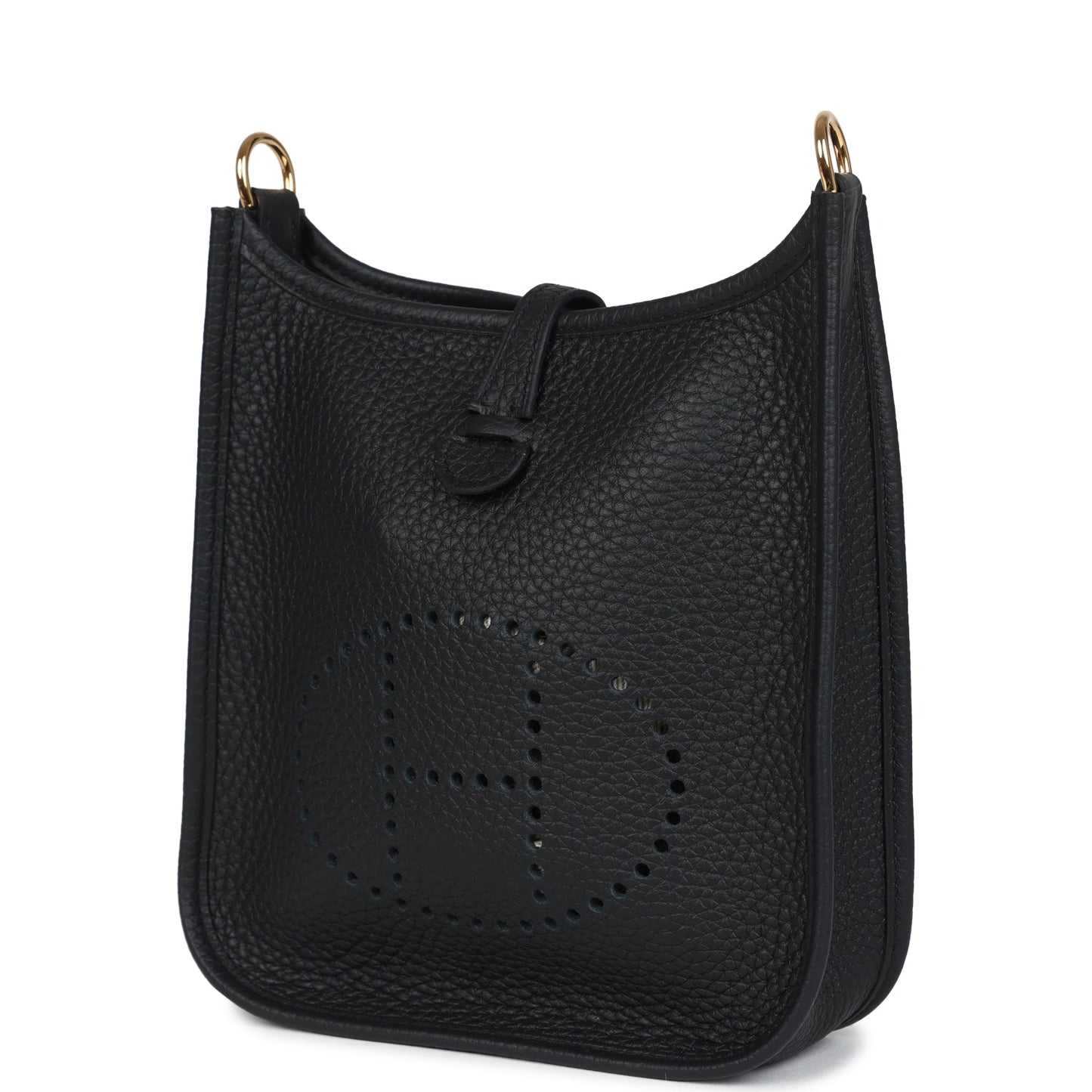 Hermes Evelyne TPM Black Clemence Gold Hardware