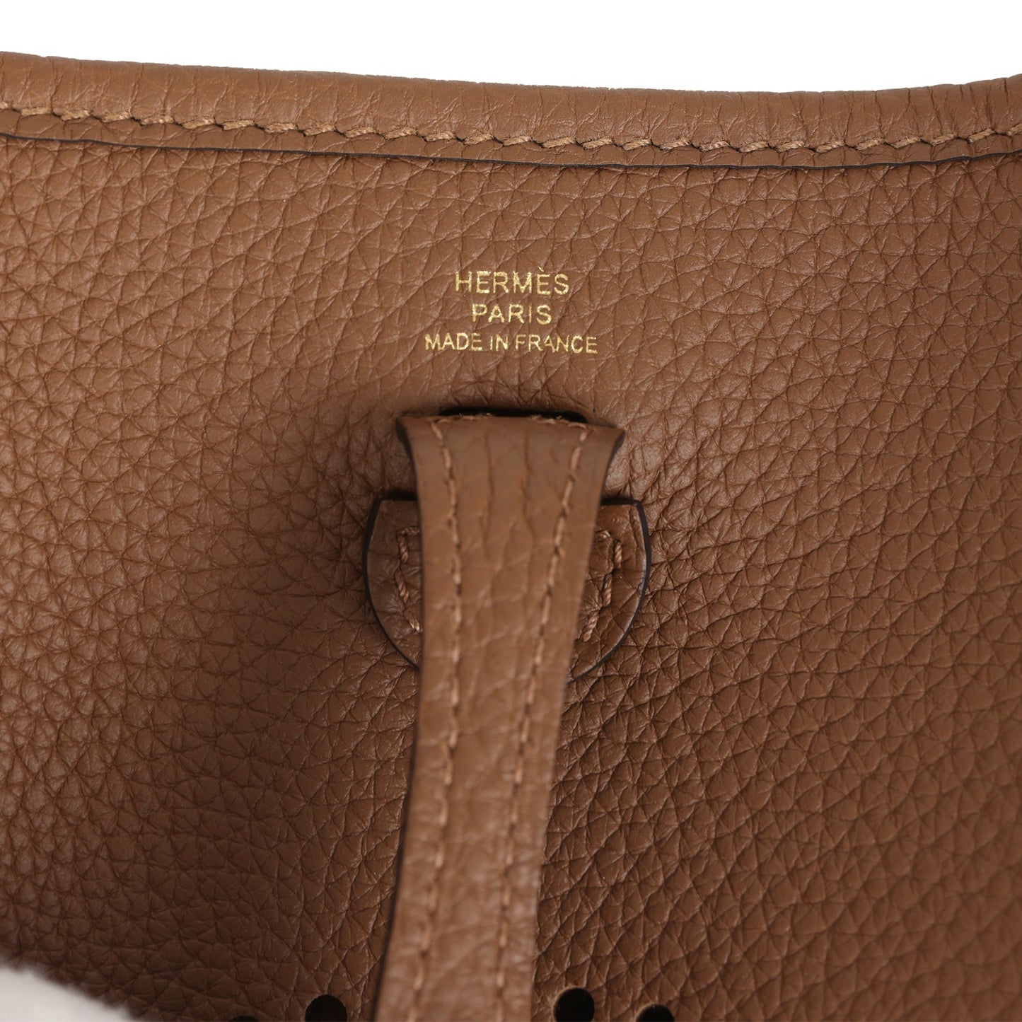 Hermes Evelyne TPM Alezan Taurillon Maurice Gold Hardware