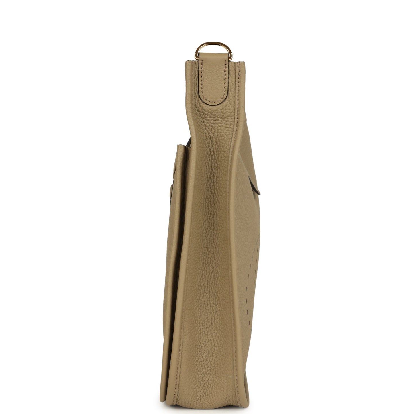 Hermes Evelyne III PM Beige Marfa Clemence Gold Hardware