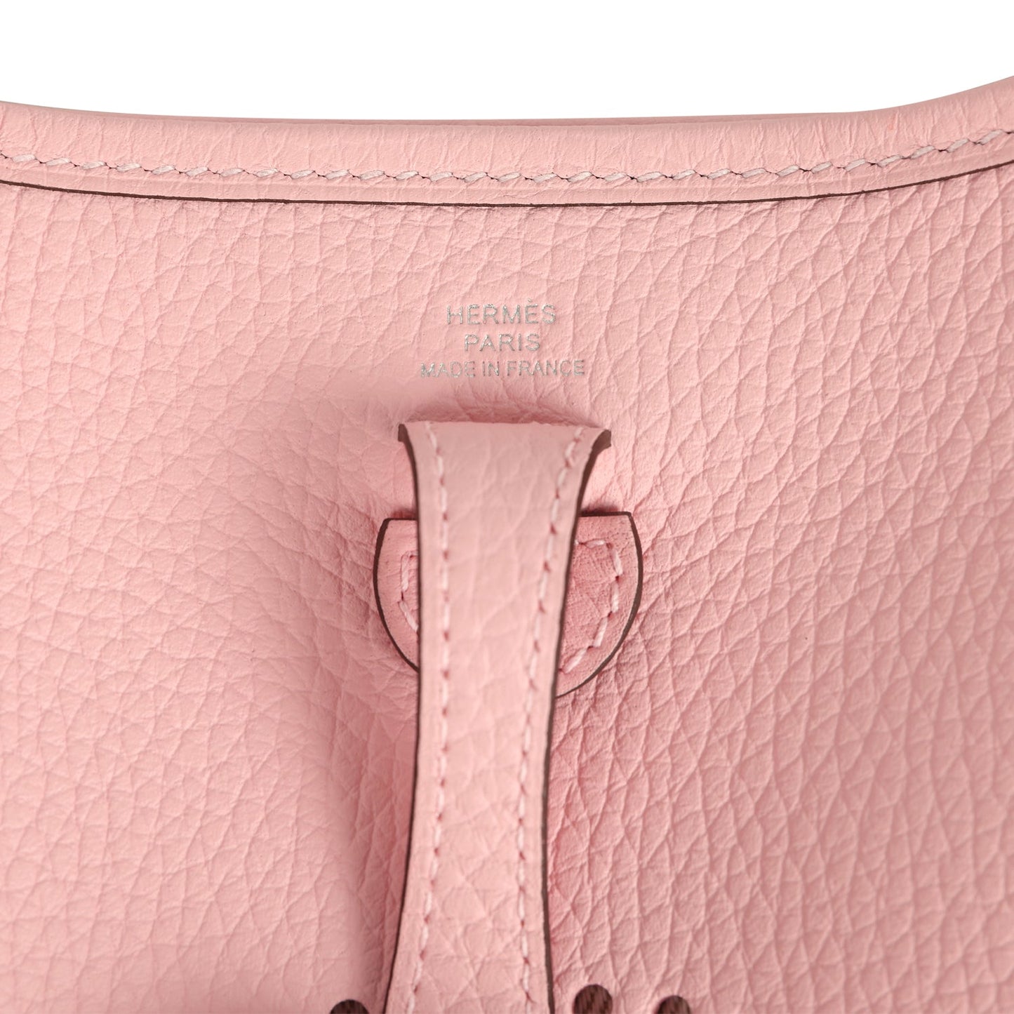 Hermes Evelyne TPM Rose Sakura Clemence Palladium Hardware
