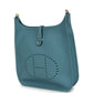 Hermes Evelyne III PM Blue Jean Clemence Gold Hardware