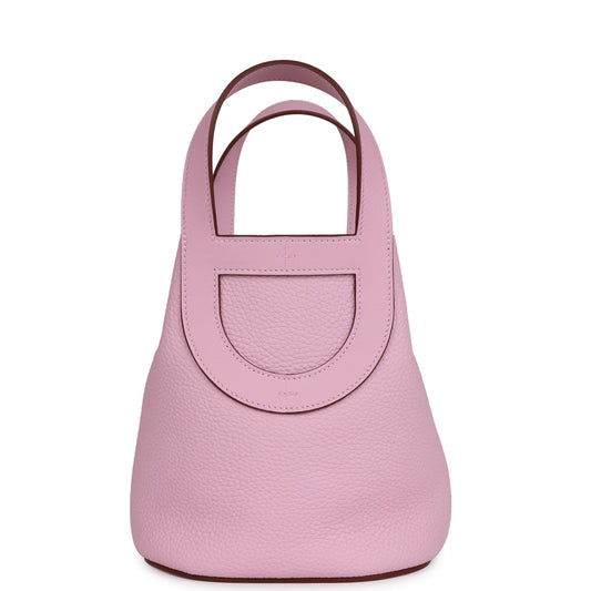 Hermes In-The-Loop 18 Mauve Sylvestre Clemence and Swift Palladium Hardware