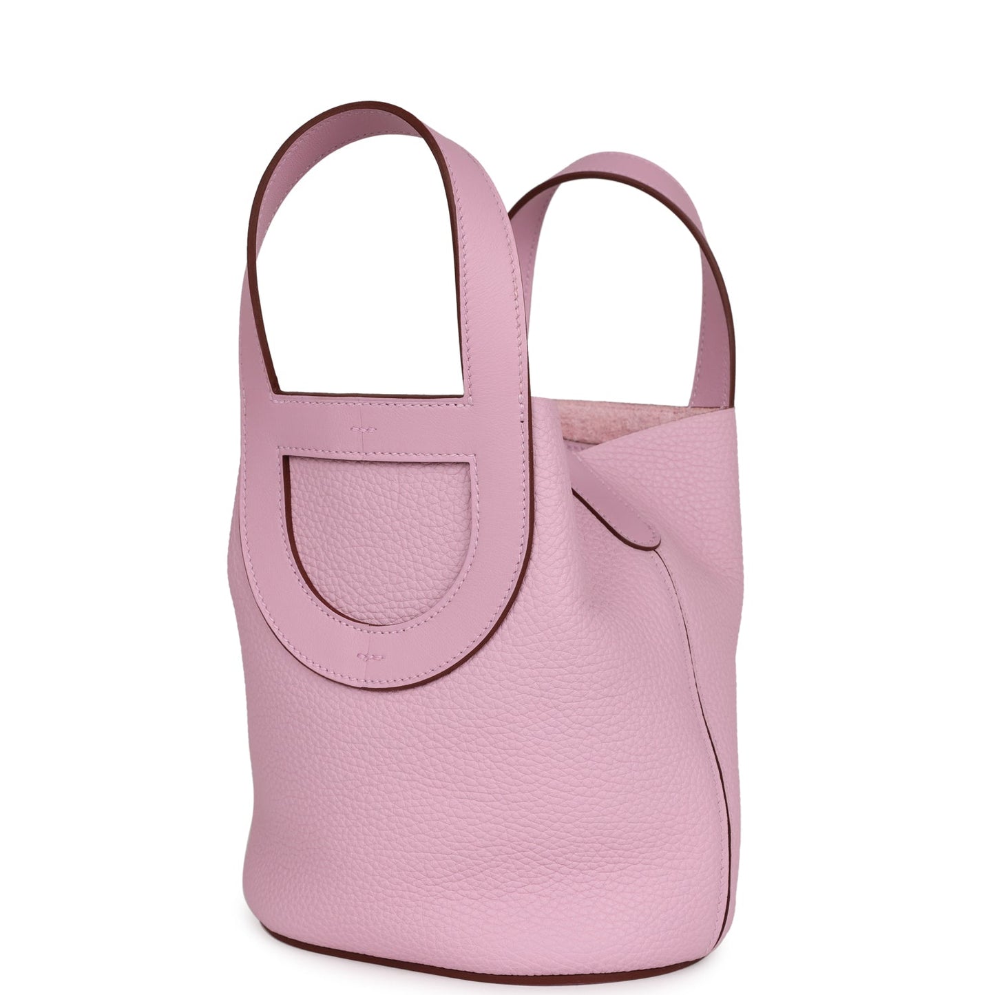 Hermes In-The-Loop 18 Mauve Sylvestre Clemence and Swift Palladium Hardware