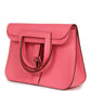 Hermes Mini Halzan Rose Azalee Swift Palladium Hardware