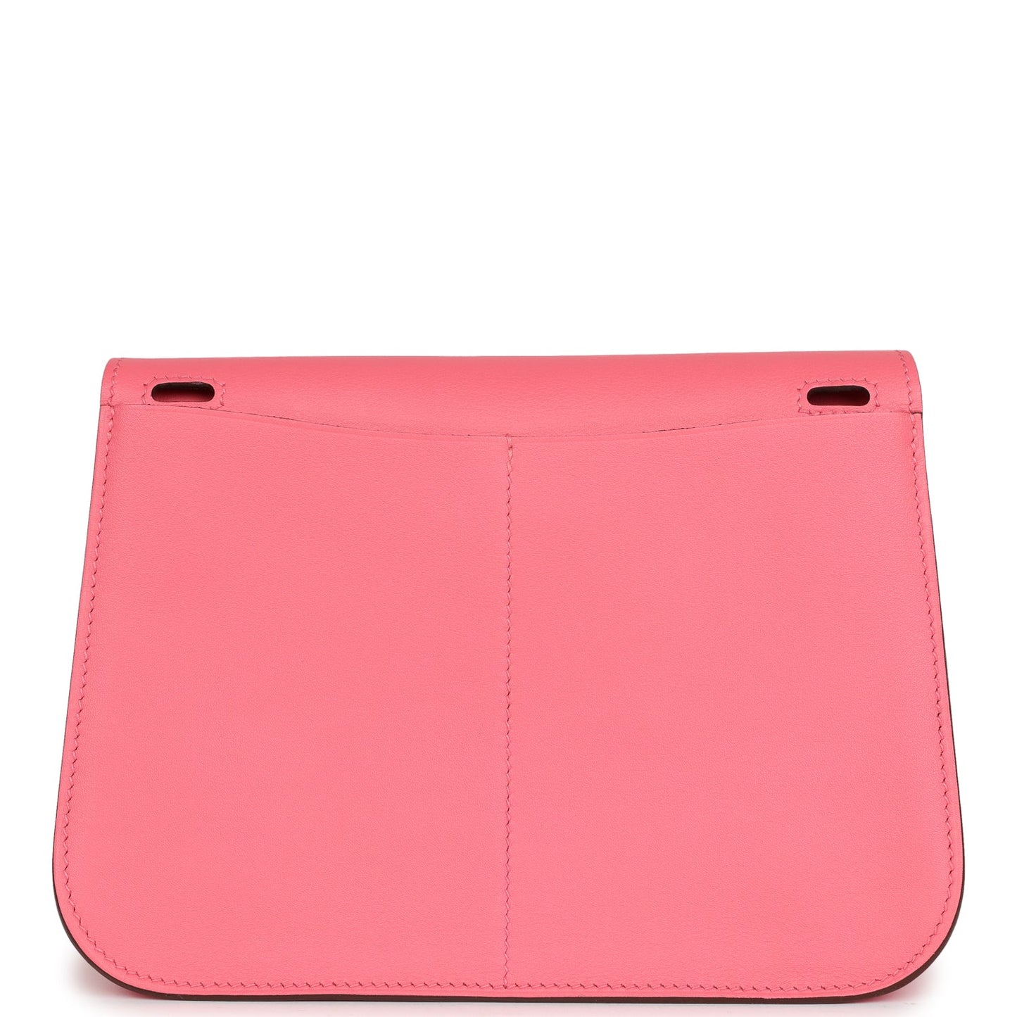 Hermes Mini Halzan Rose Azalee Swift Palladium Hardware
