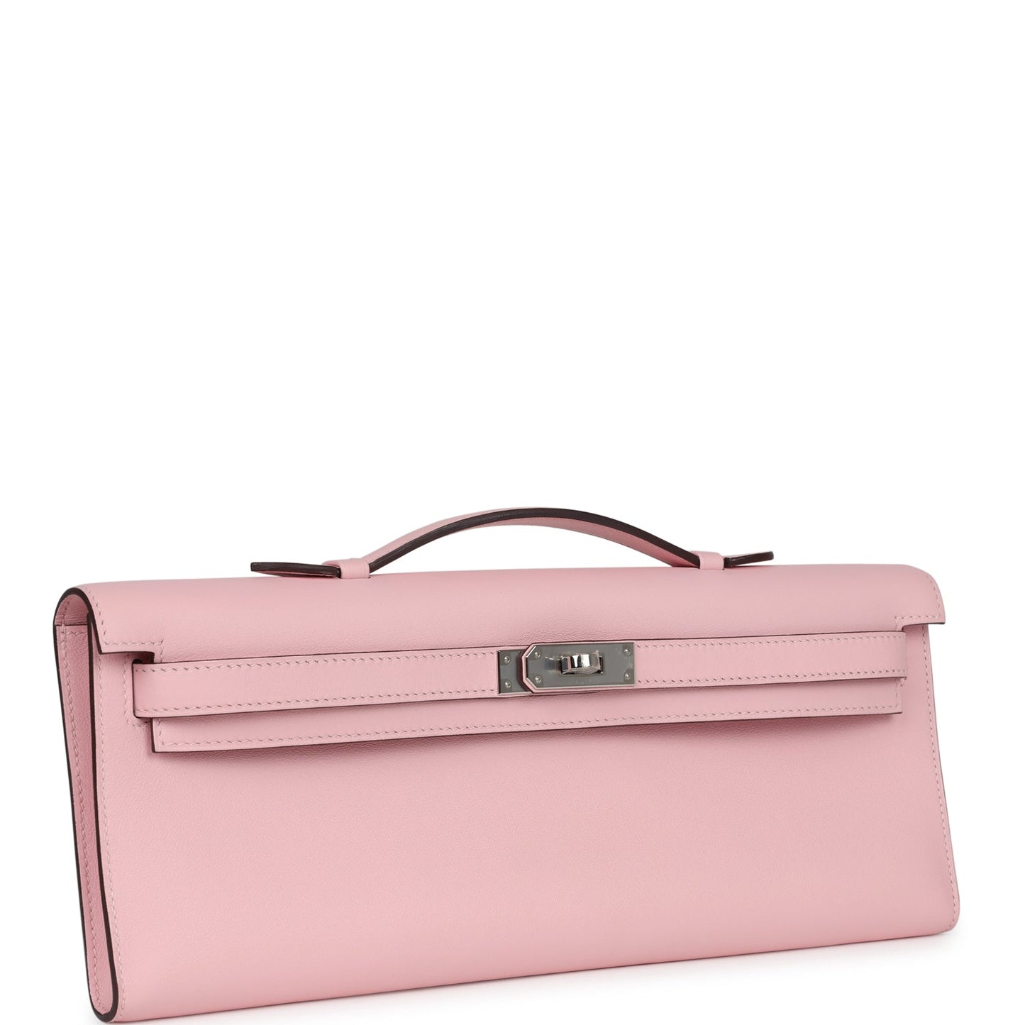 Hermes Kelly Cut Rose Sakura Swift Palladium Hardware
