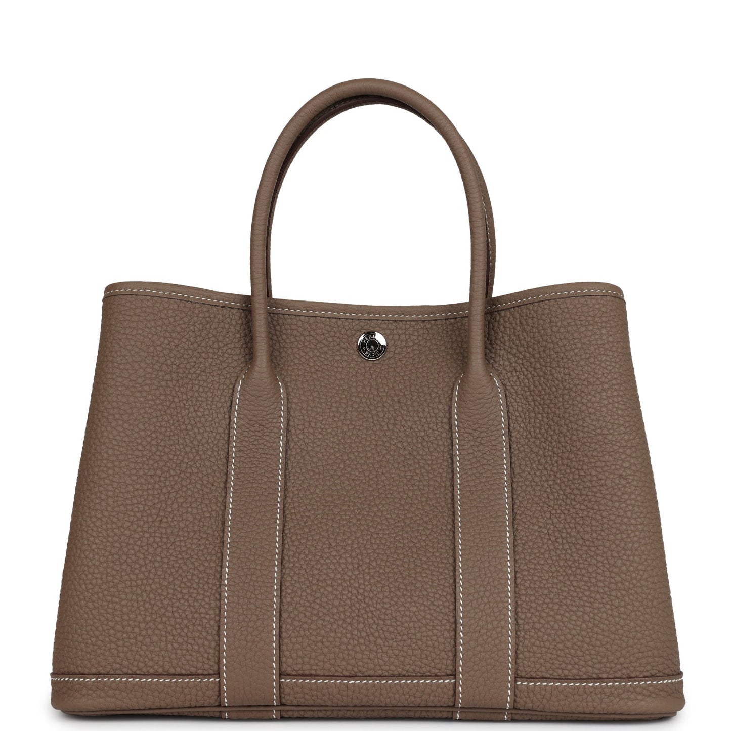 Hermes Garden Party 30 Etoupe Negonda Palladium Hardware