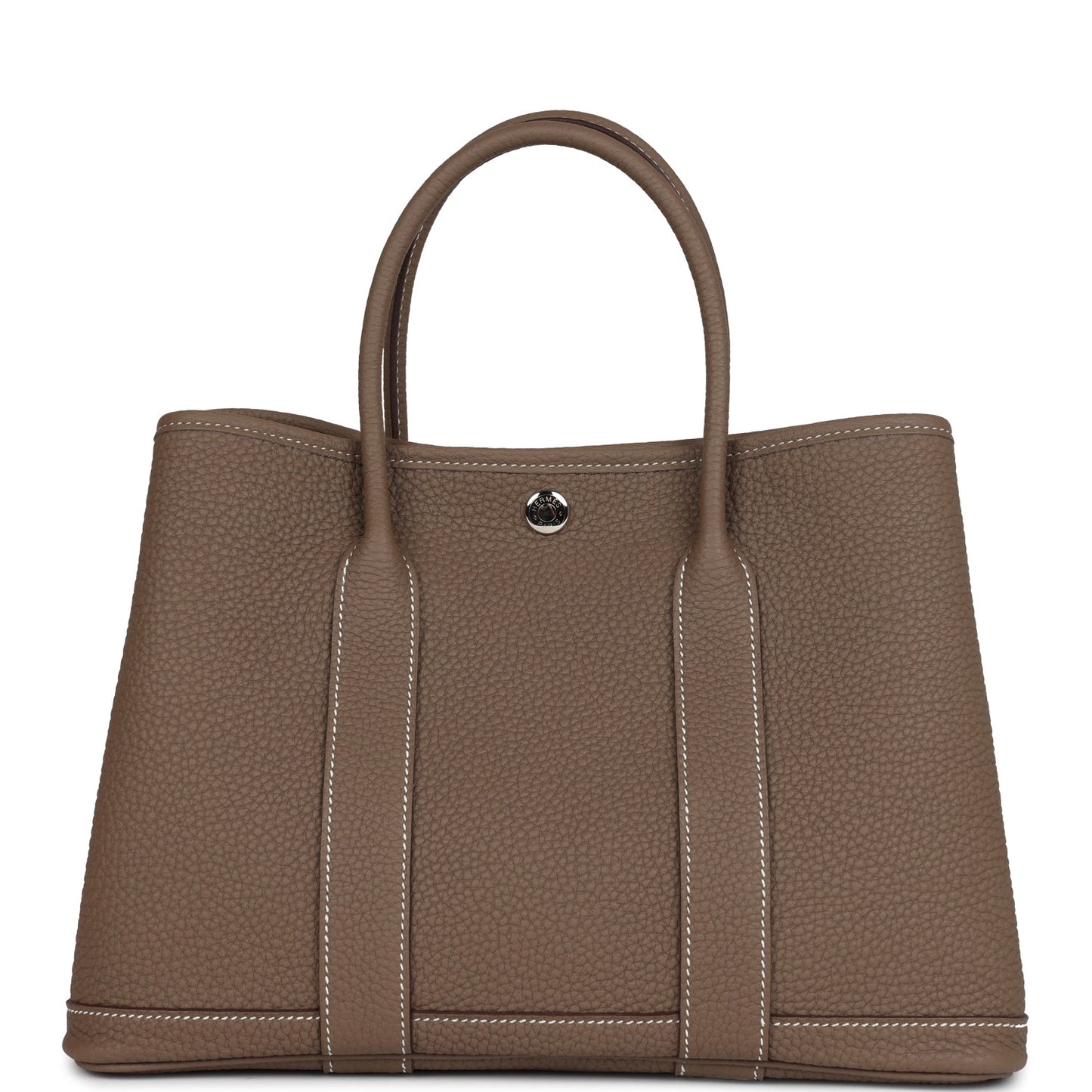 Hermes Garden Party 30 Etoupe Negonda Palladium Hardware