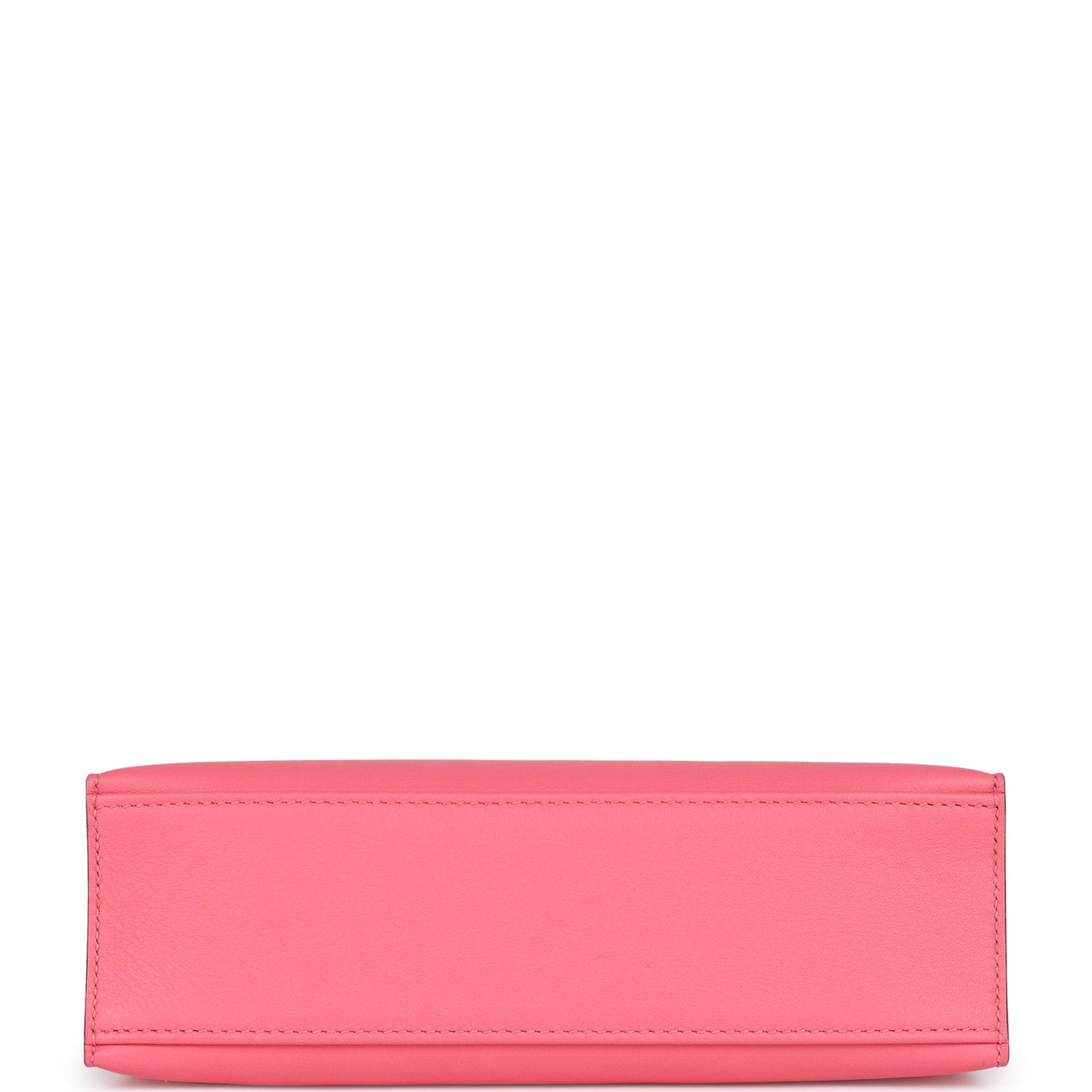Hermes Kelly Pochette Rose Azalee Swift Palladium Hardware