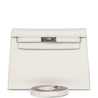 Hermes Kelly Danse Gris Pale Swift Palladium Hardware