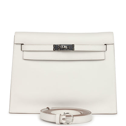 Hermes Kelly Danse Gris Pale Swift Palladium Hardware