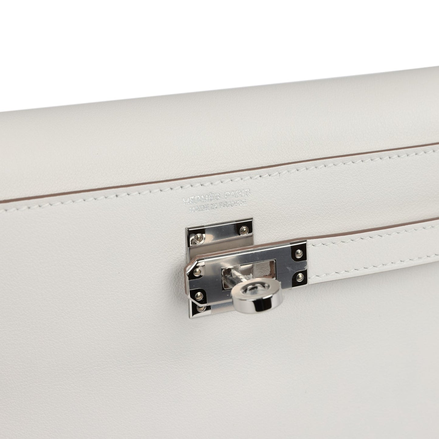 Hermes Kelly Danse Gris Pale Swift Palladium Hardware