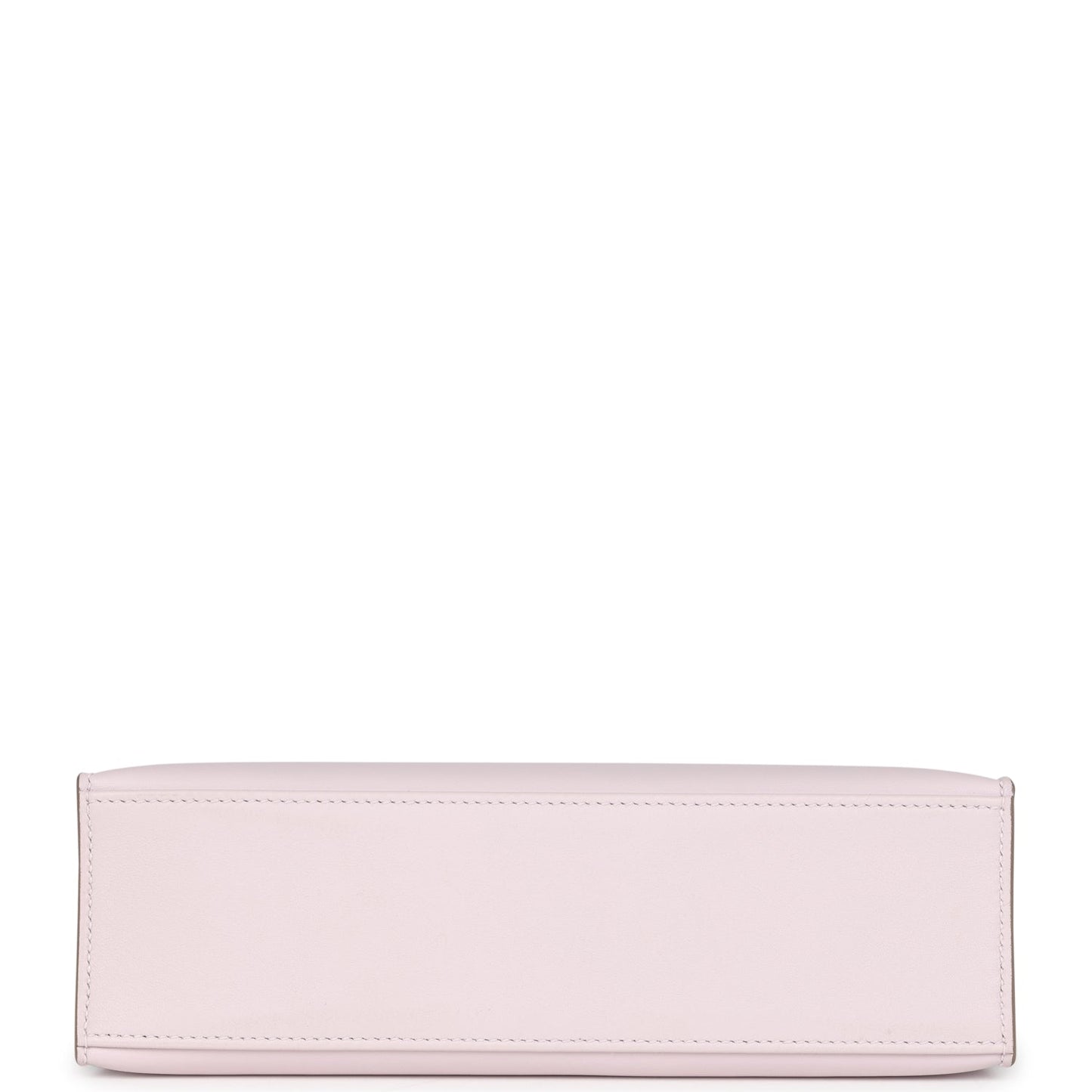 Hermes Kelly Pochette Mauve Pale Swift Palladium Hardware
