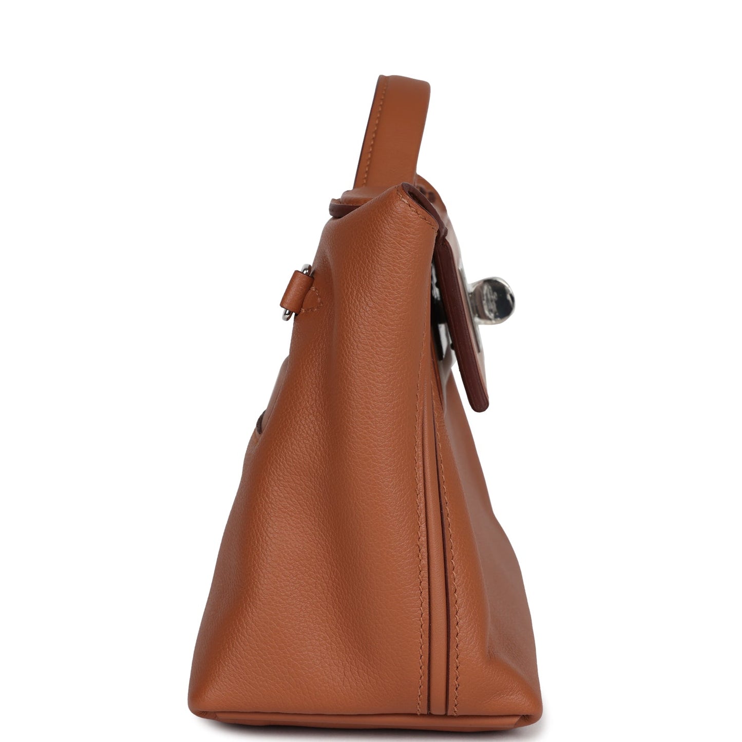 Hermes Mini 24/24 Gold Evercolor and Swift Palladium Hardware