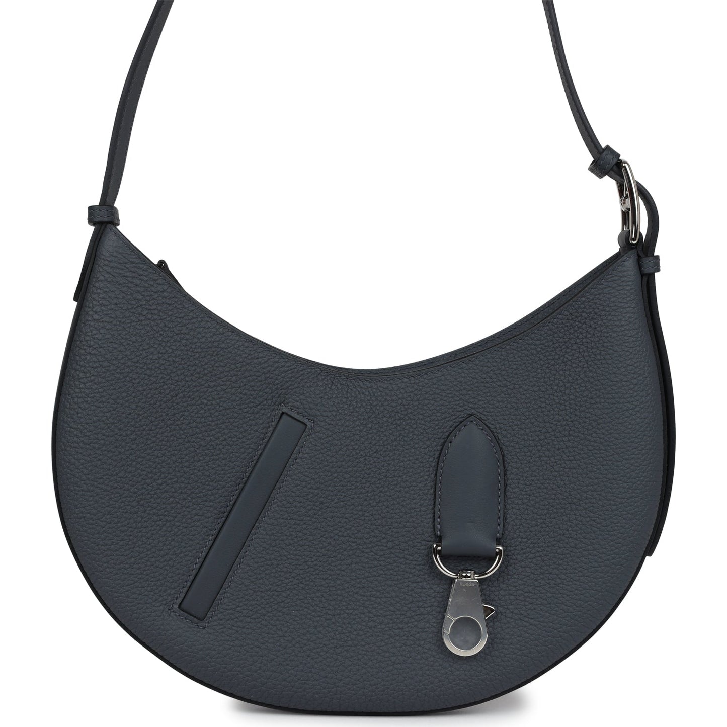 Hermes P'tit Arcon Bag Gris Misty Togo and Swift Palladium Hardware